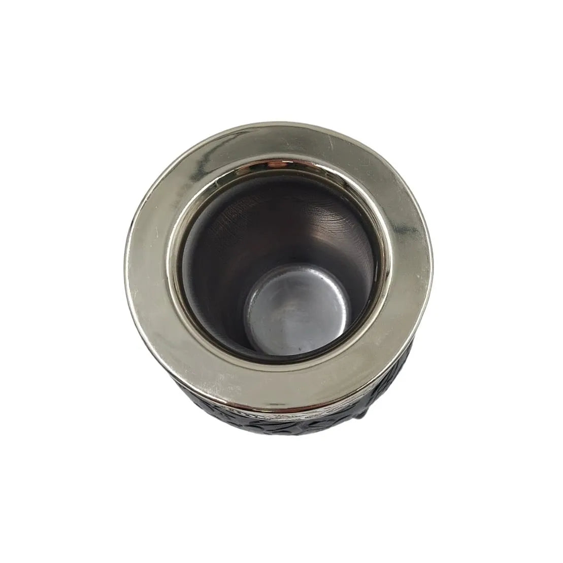 Mate acero imperial alpaca flor