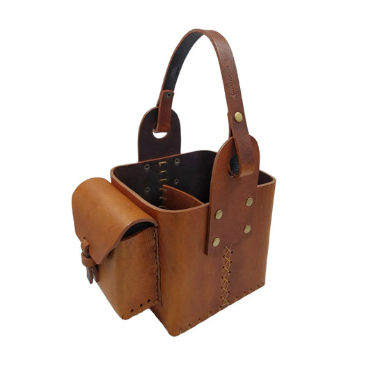 Canasta cuadrada con bolsillo