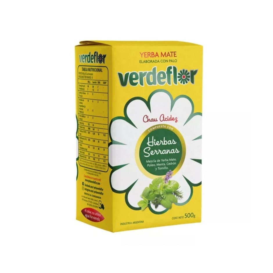 Yerba mate Verdeflor Hierbas Serranas