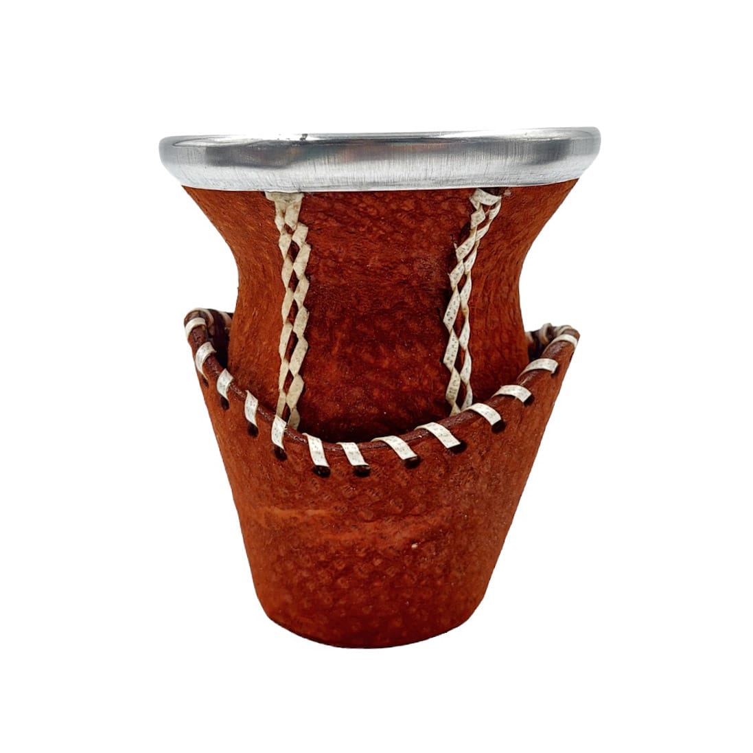 Mate calabaza rústica con base desmontable