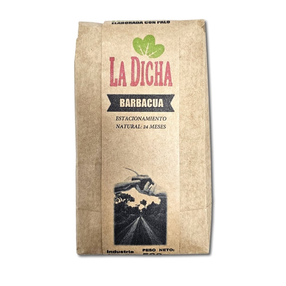 Yerba mate La Dicha barbacuá 500 grs.