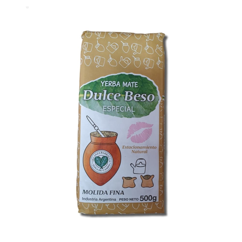 Yerba mate Dulce Beso despalada 500 grs.
