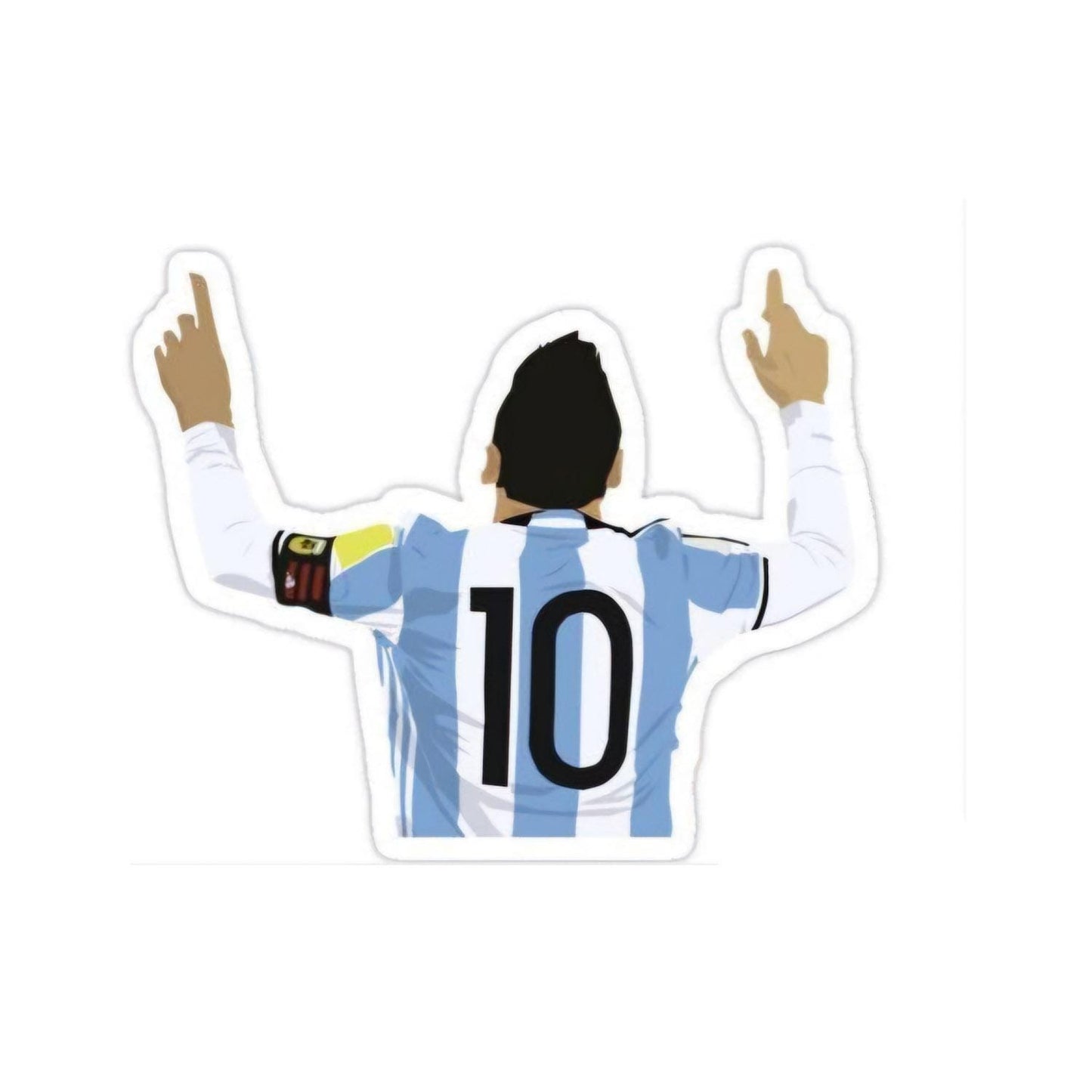 Sticker Messi espalda