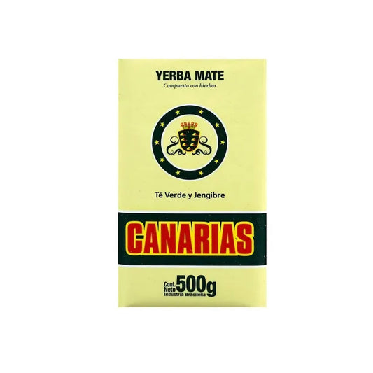 Yerba mate Canarias té verde y Jengibre 500 grs