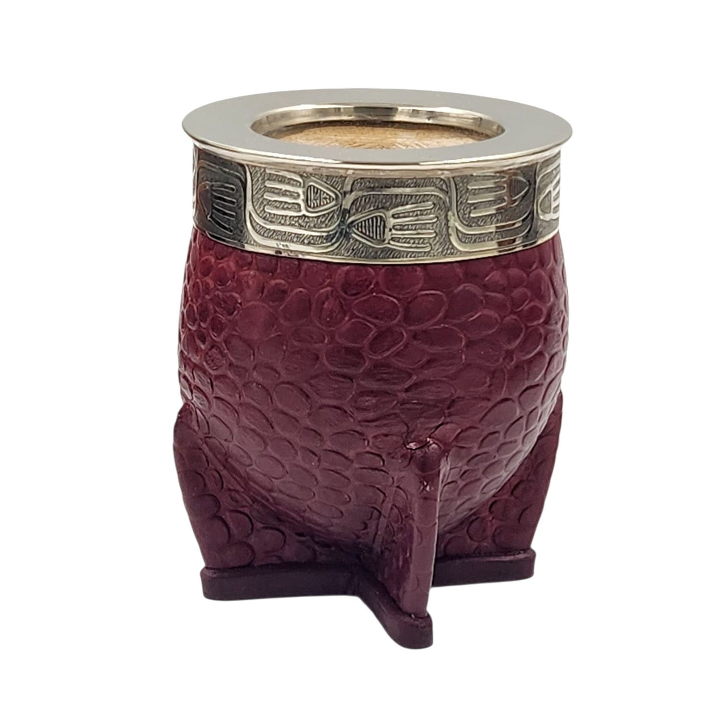 Mate acero imperial croco acero - alpaca