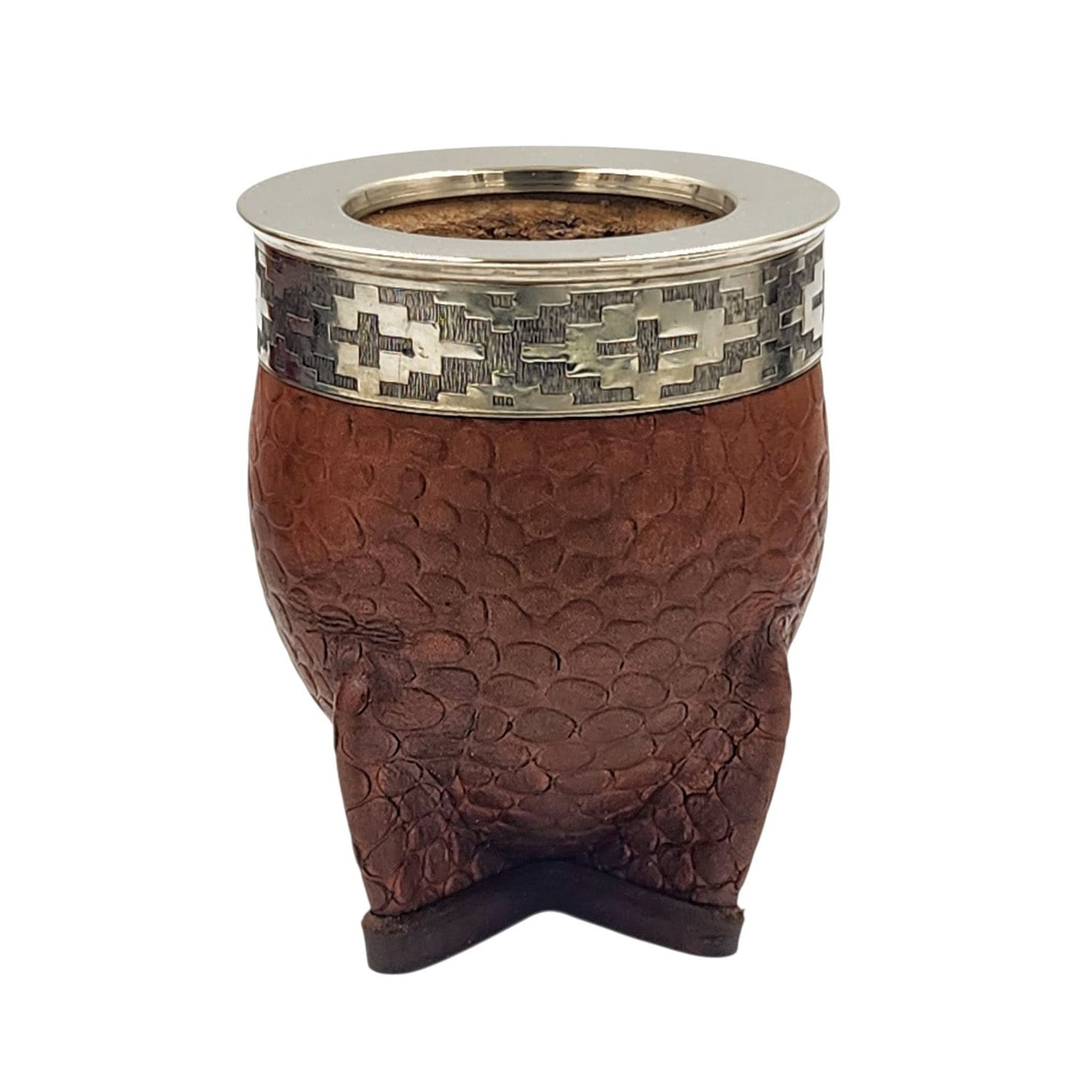 Mate acero imperial croco acero - alpaca