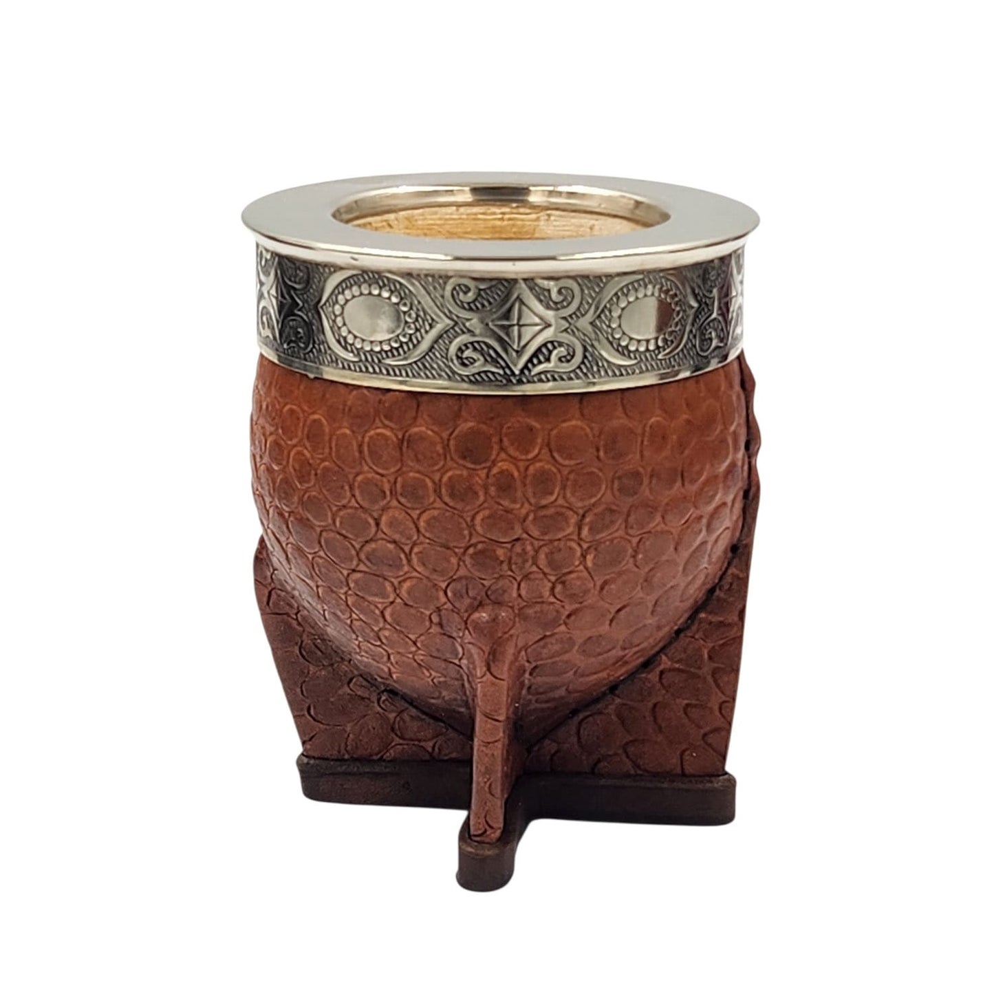 Mate acero imperial croco acero - alpaca