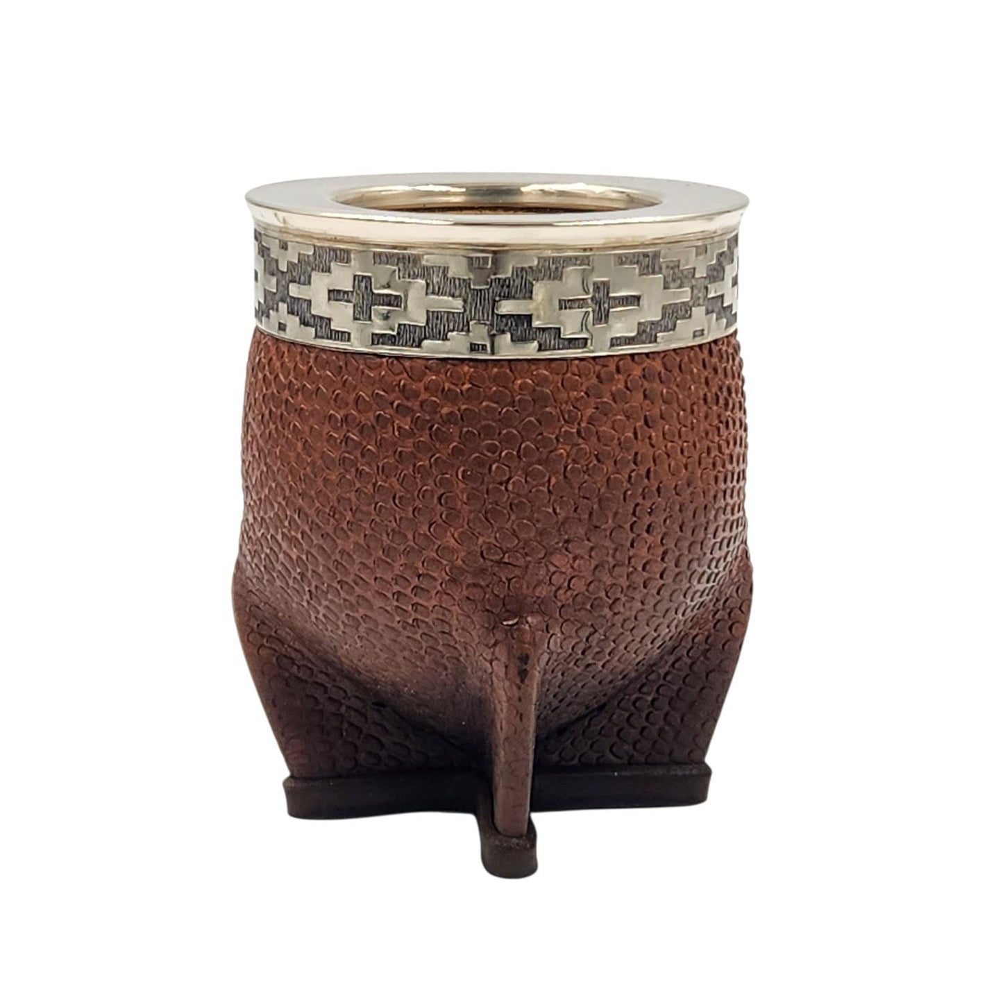 Mate acero imperial croco acero - alpaca