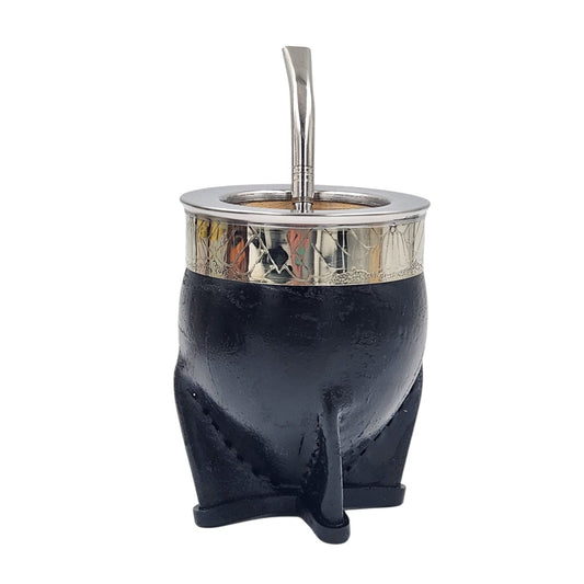 Mate imperial de calabaza acero - alpaca + bombilla