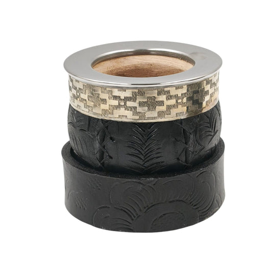 Mate imperial calabaza con base desmontable y virola lisa