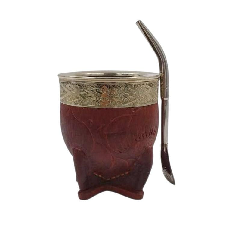 Mate imperial acero all alpaca+ bombilla
