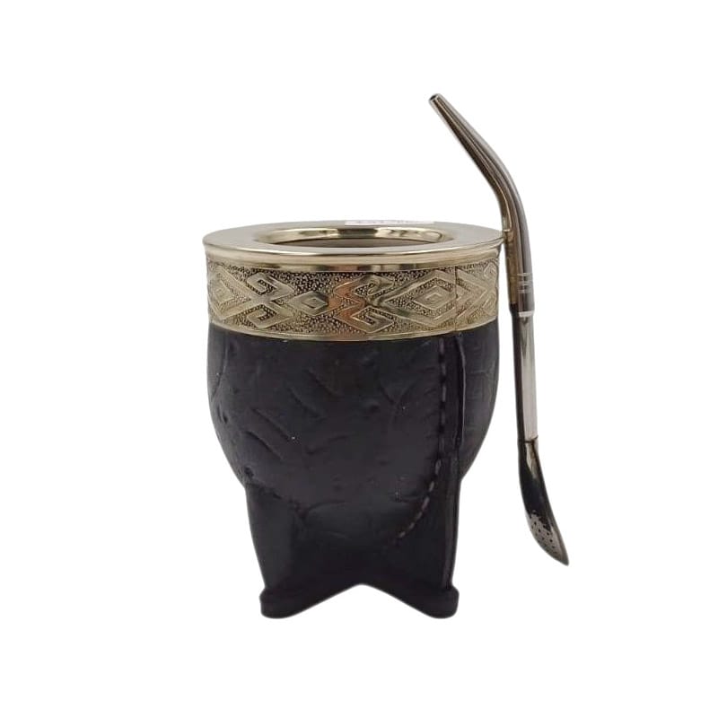 Mate imperial acero all alpaca+ bombilla