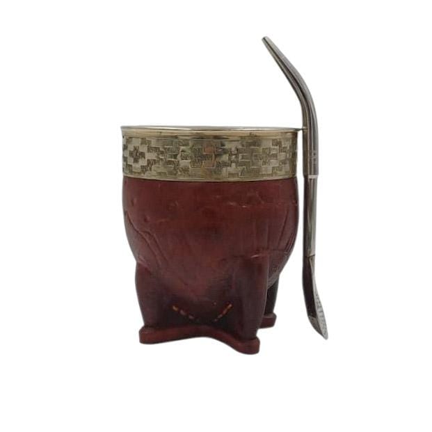 Mate imperial acero all alpaca+ bombilla