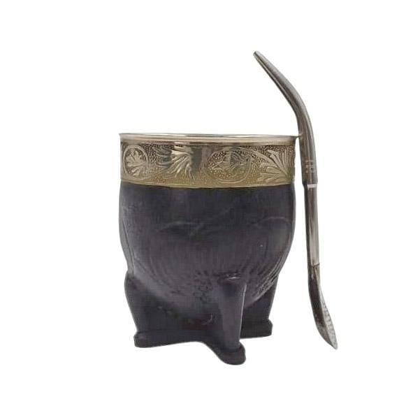 Mate imperial acero all alpaca+ bombilla