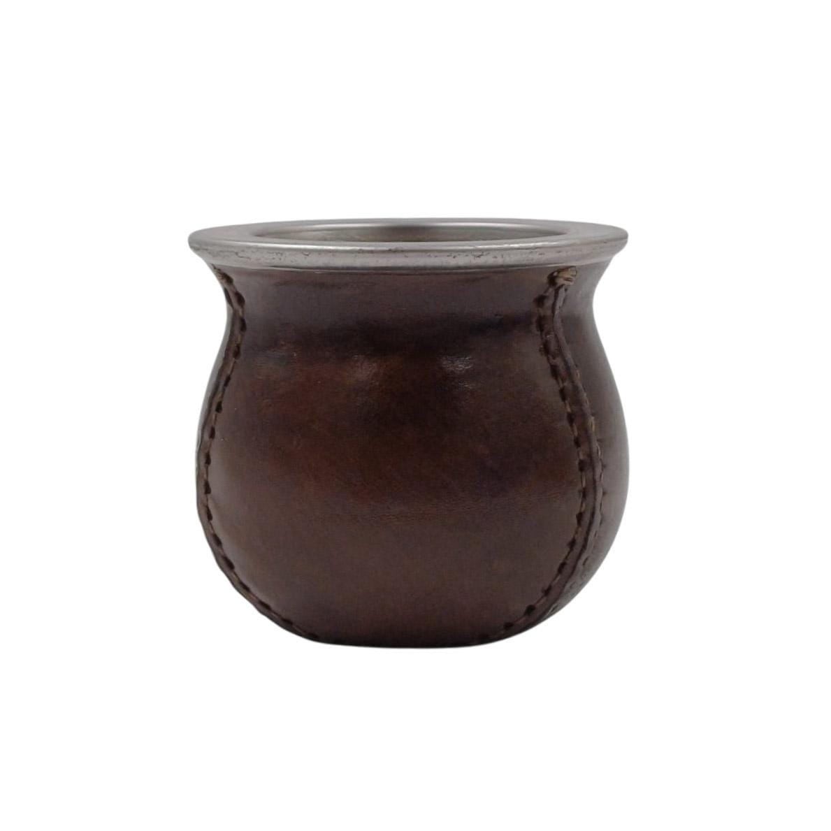 Mate cerámico chato