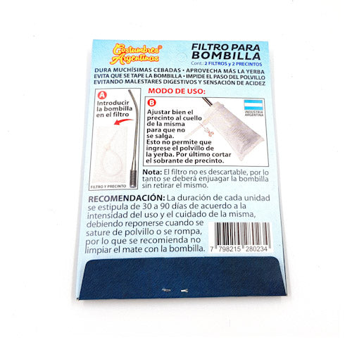 Filtro para bombilla