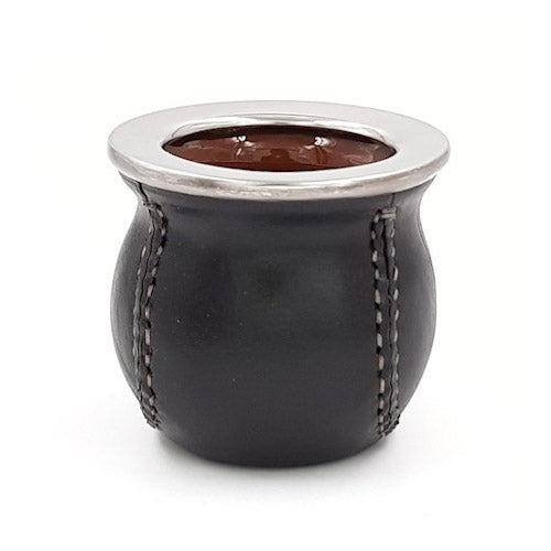 Mate cerámico chato