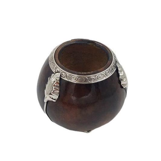 Mate XS calabaza hojas alpaca