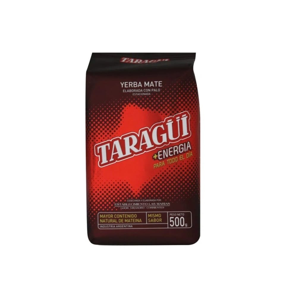 Yerb mate Taragüi energía