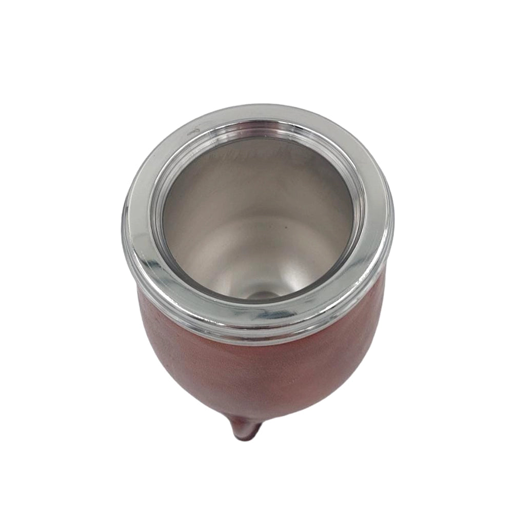 Mate camionero uruguayo acero inoxidable