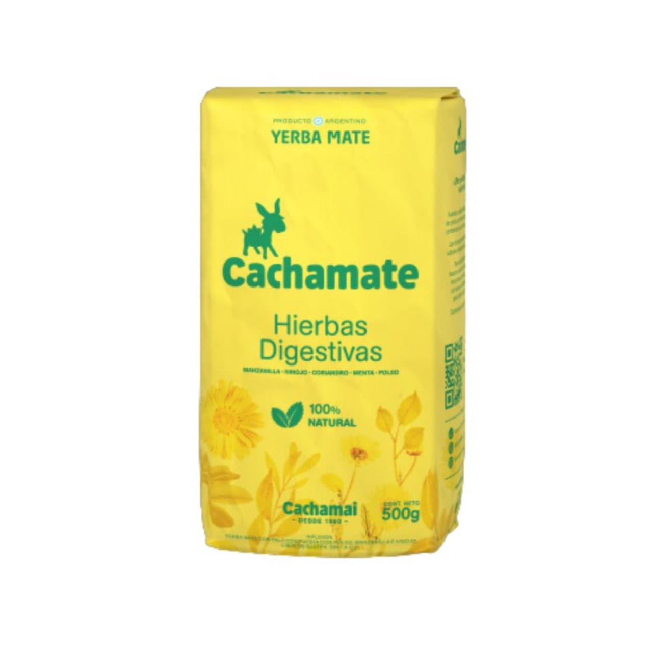 Yerba mate Cachamate hierbas digestivas 500 grs