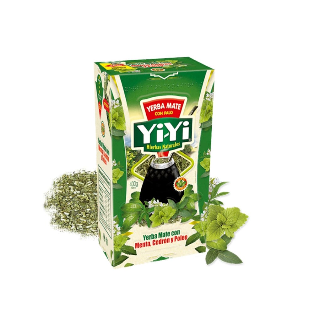 Yerba mate Yi - Yi compuesta menta, cedrón y poleo.