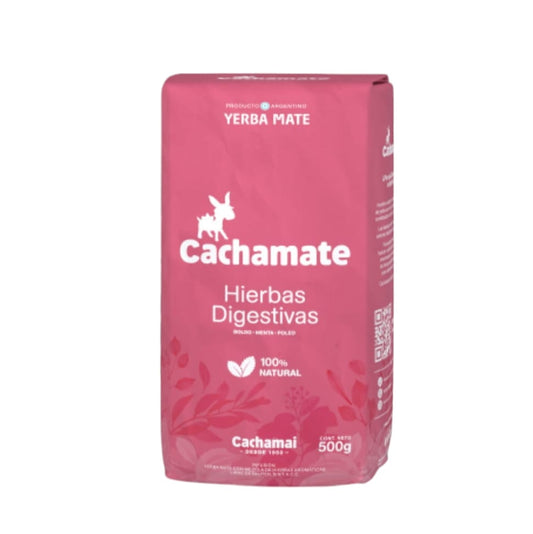 Yerba mate Cachamate hierbas digestivas rosa 500 grs (copia)