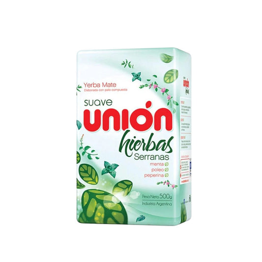 Yerba mate Union hierbas serranas 500 grs.