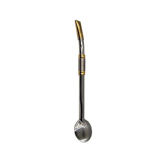 Bomba chimarrao "Materos" oro 19 cm.