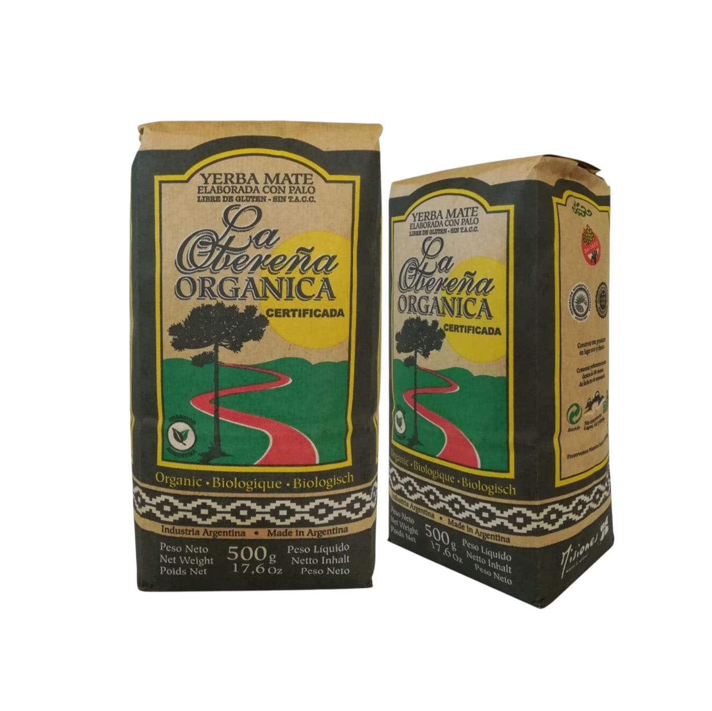 Yerba mate Obereña orgánica 500 grs.