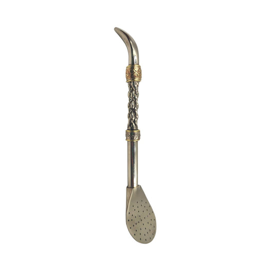 Bombillón  alpaca premium pico curvo trenzado