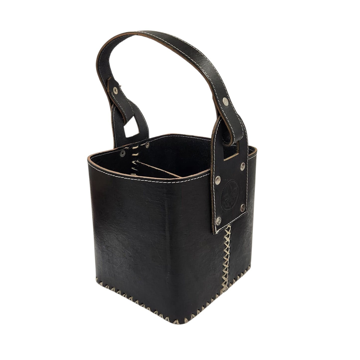 Canasta cuero para Termo Stanley