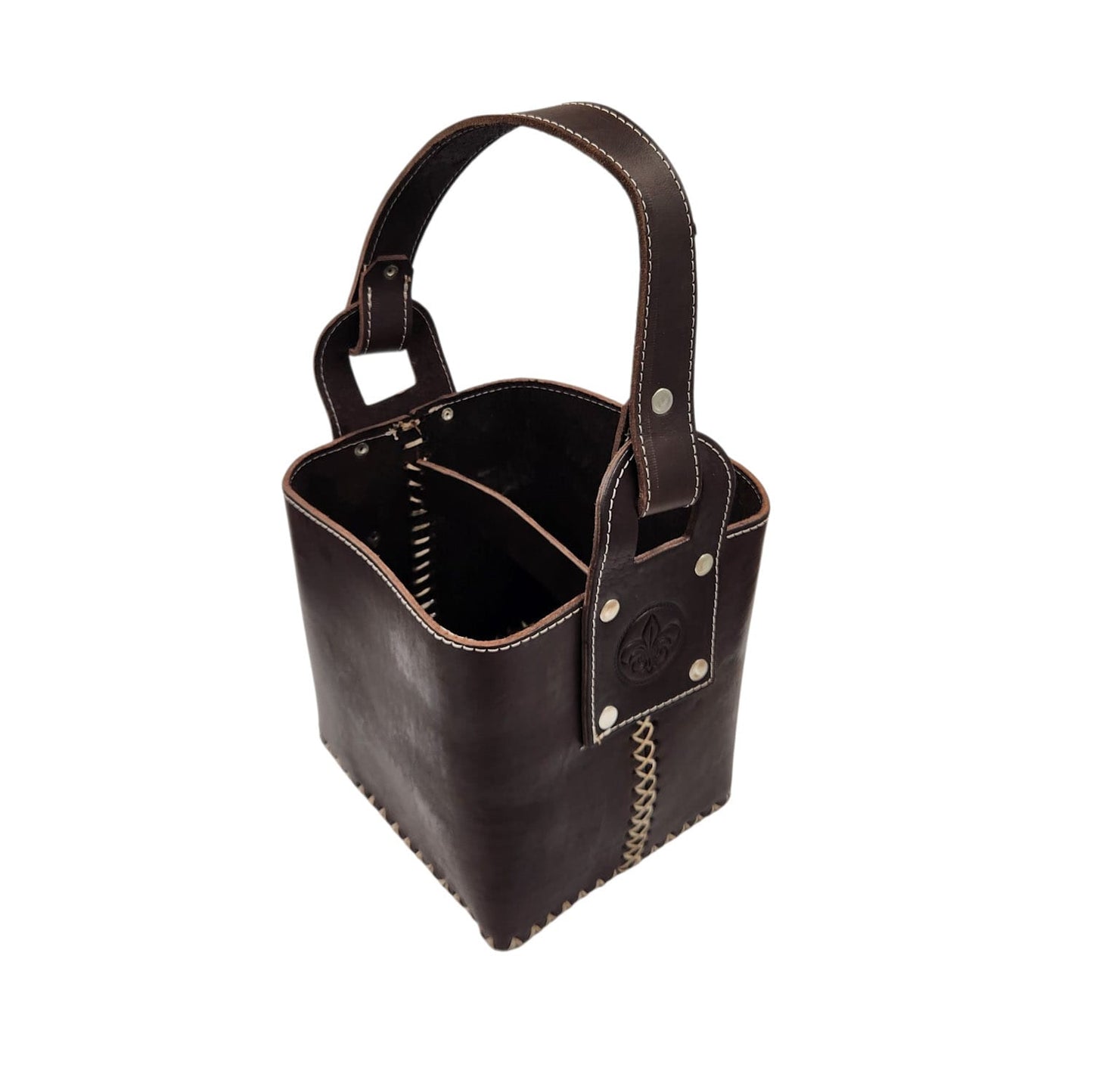 Canasta cuero para Termo Stanley