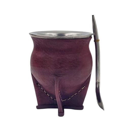 Mate camionero acero + bombilla