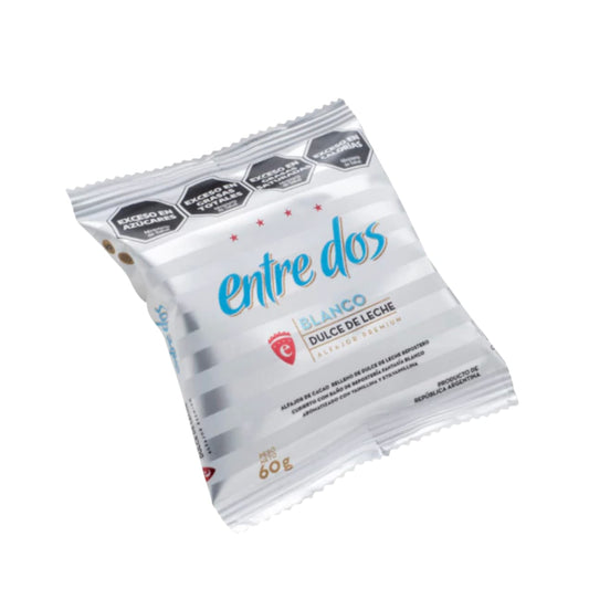 Alfajor Entre Dos Premium blanco 60 grs.