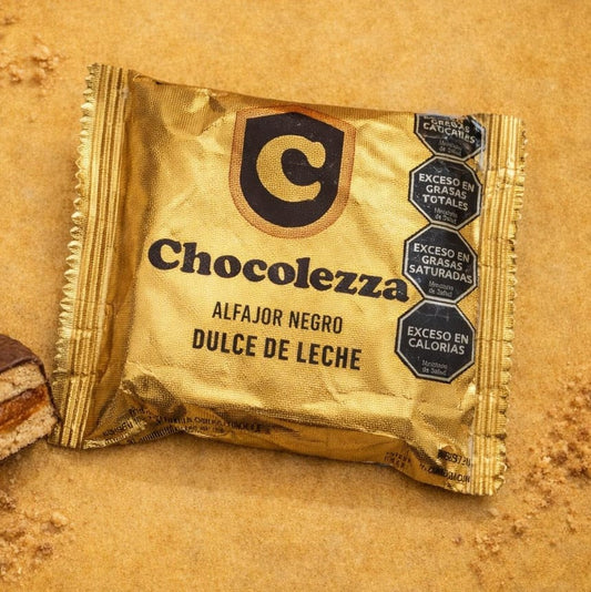 Alfajor Negro Chocolezza dulce de leche 60 grs.