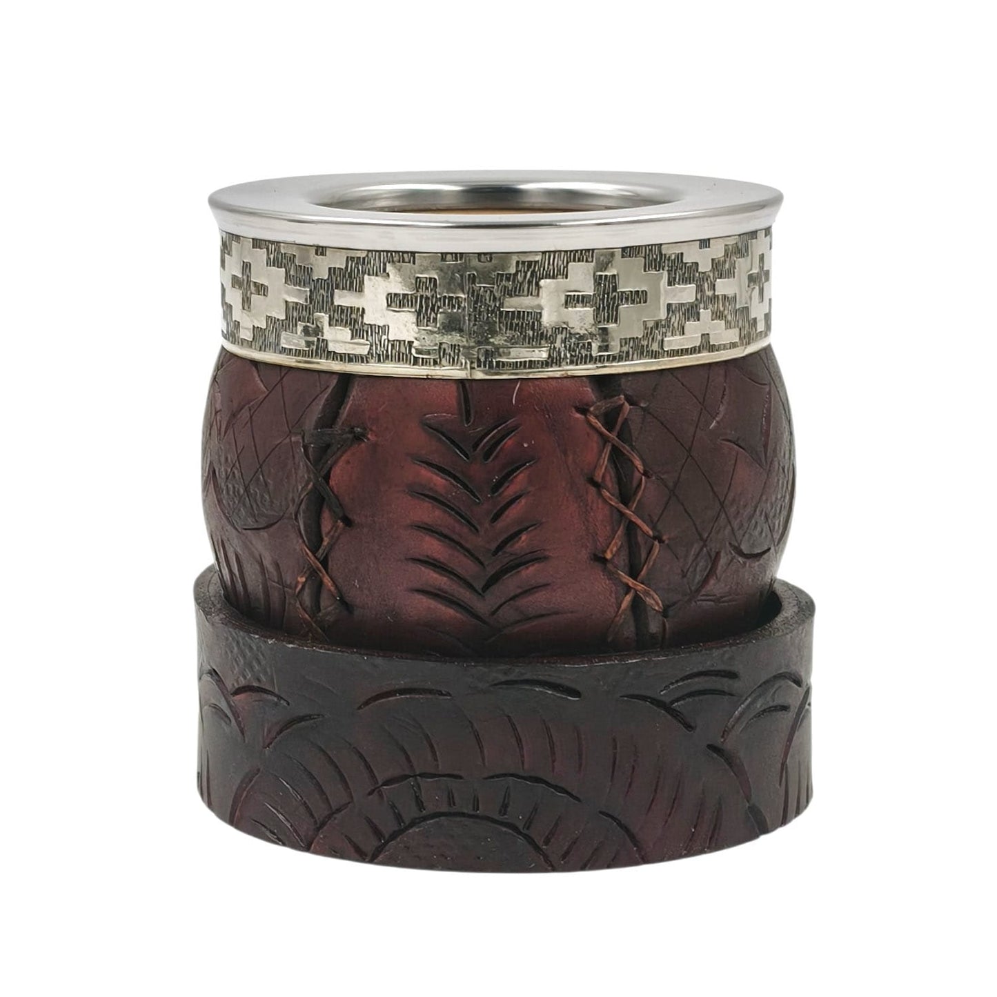 Mate imperial calabaza con base desmontable y virola lisa