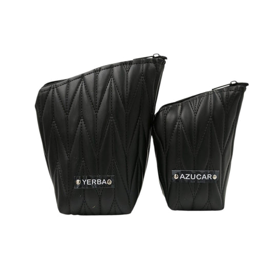 Yerbero/ azucarero ecocuero diseño