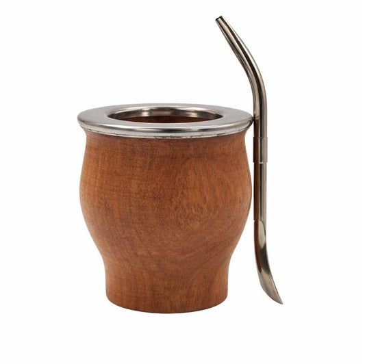 Mate camionero algarrobo + bombilla