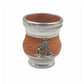 Mate algarrobo cincelado