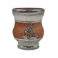 Mate algarrobo cincelado
