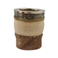 Mate imperial cuero crudo base desmontable.