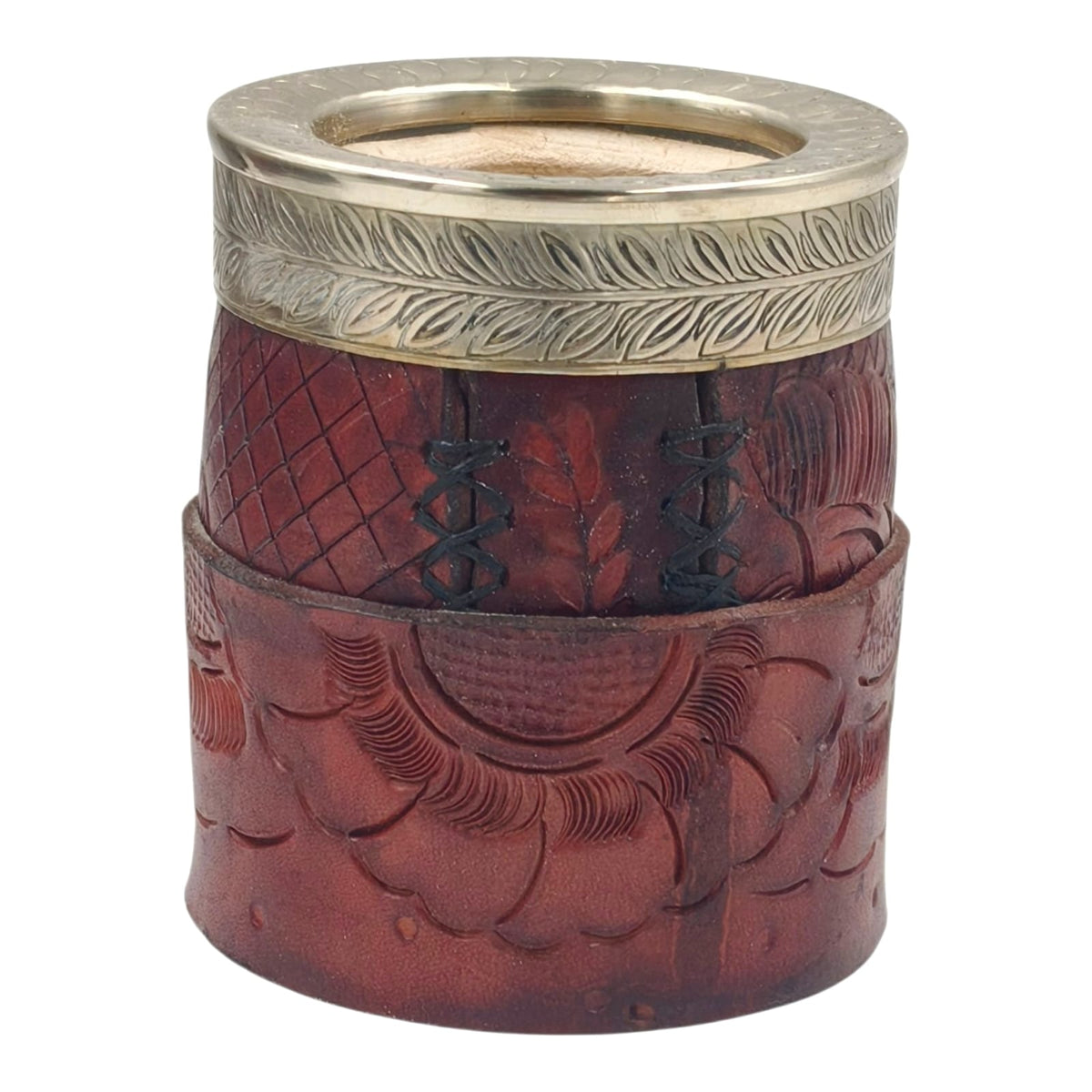 Mate imperial calabaza con base desmontable y virola lisa