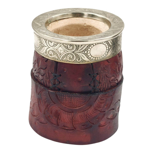 Mate imperial calabaza con base desmontable y virola lisa