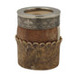 Mate imperial cuero crudo base desmontable.