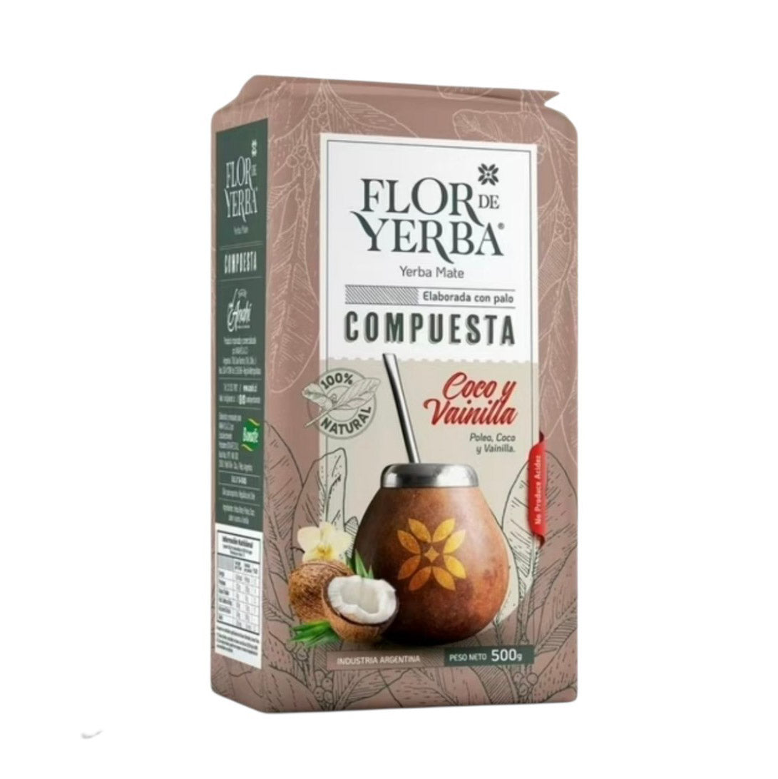 Yerba mate Flor de Yerba Coco Vainilla
