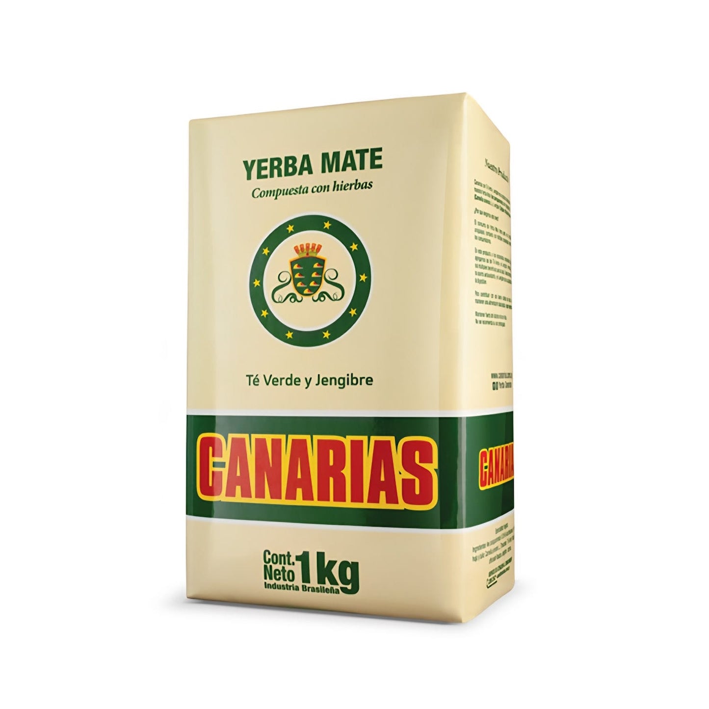 Yerba mate Canarias té verde y Jengibre 500 grs