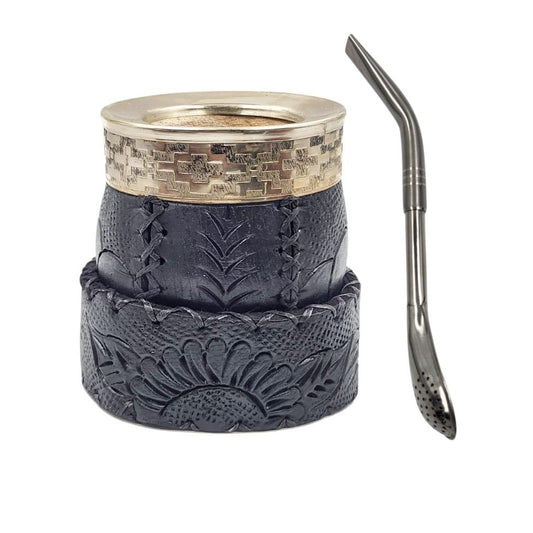 Mate imperial calabaza con base desmontable + bombilla