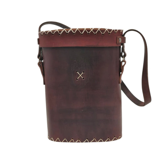 Portatermo 100% cuero con separación