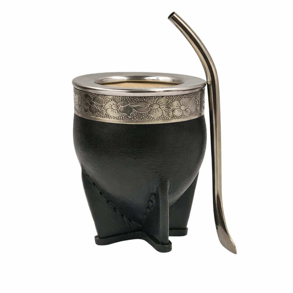Mate imperial de calabaza acero - alpaca + bombilla